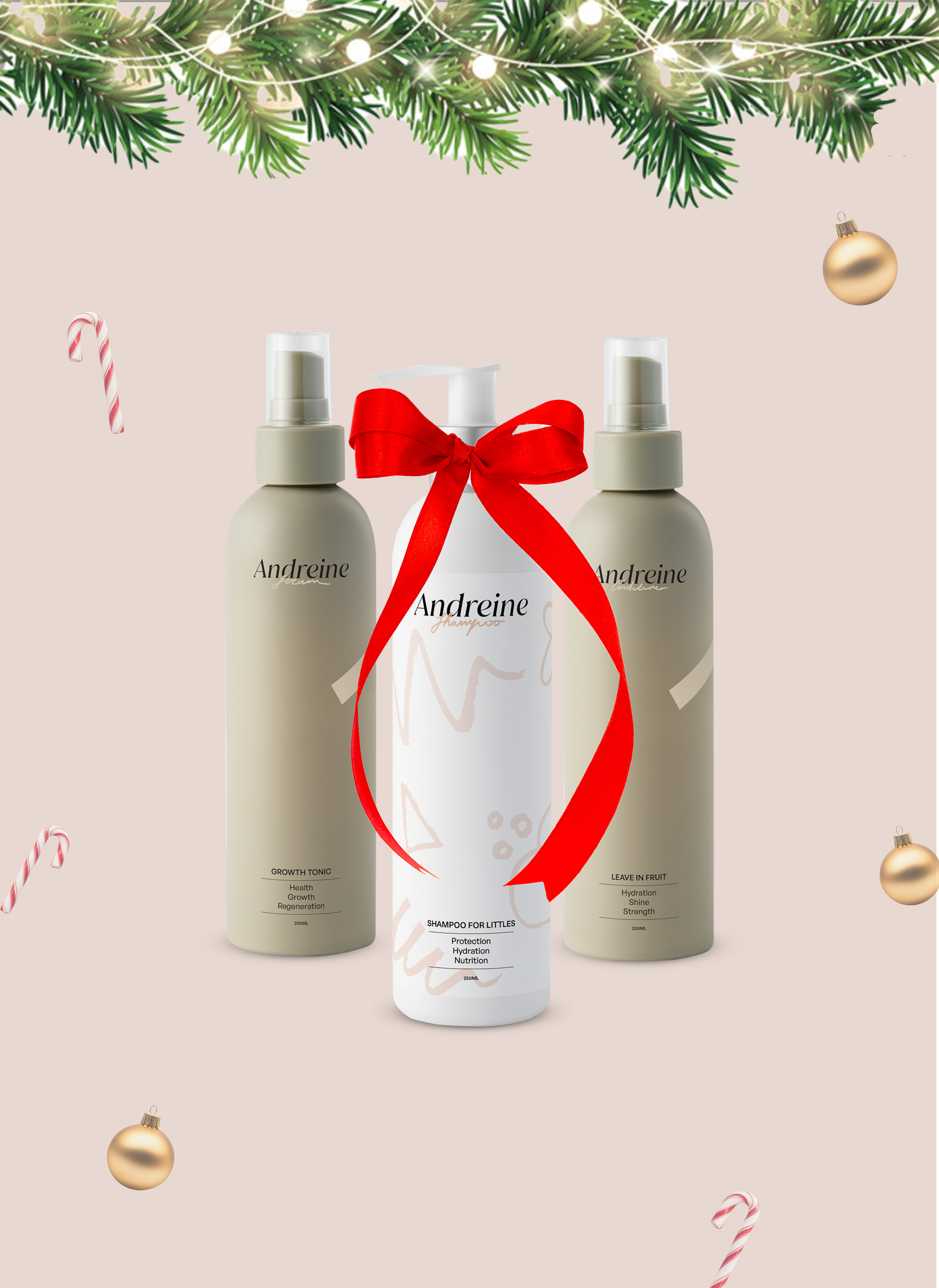 Andreine - Sada pre jemnú a detskú vlasovú starostlivosť