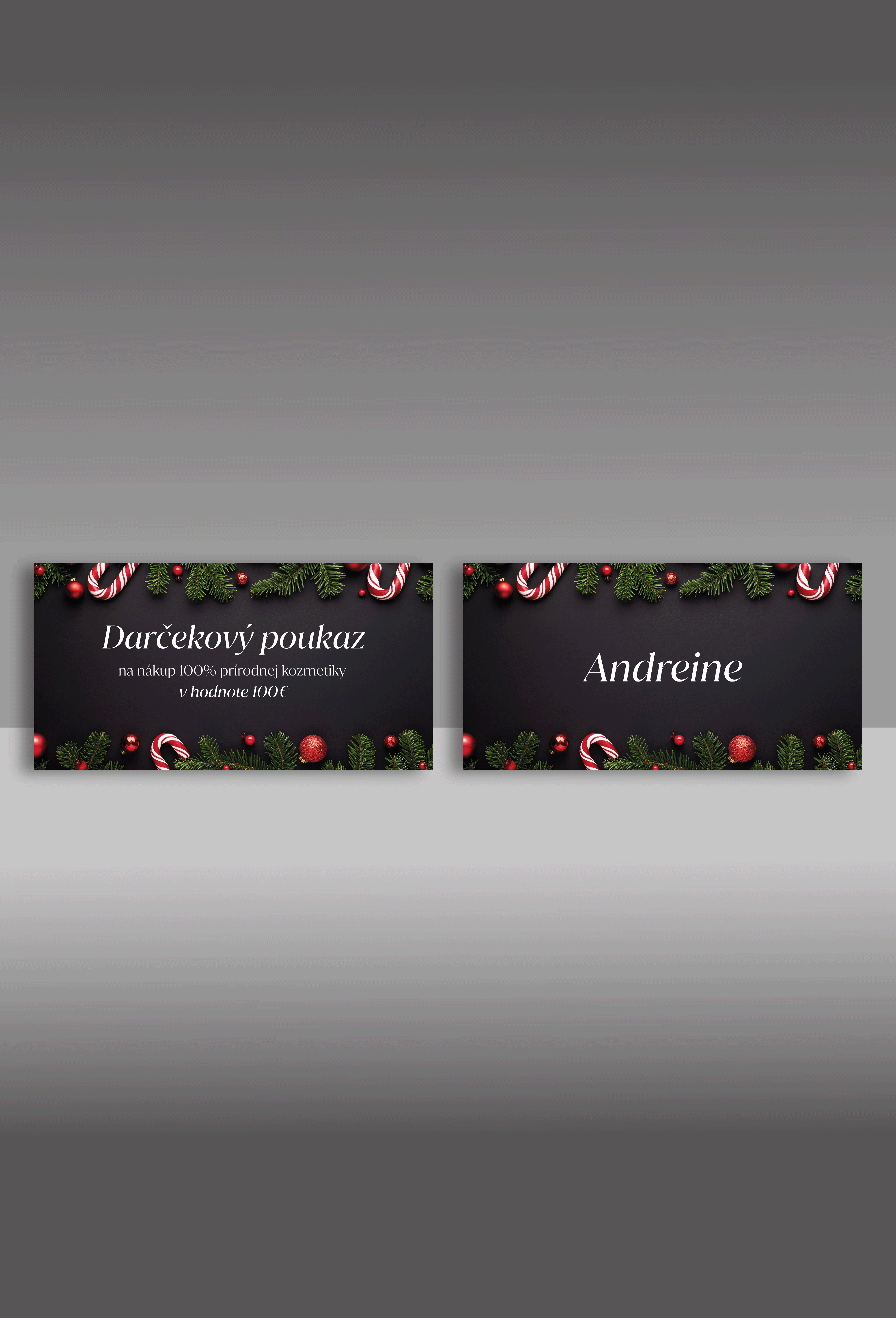 Darčekový poukaz na produkty | Fyzická karta