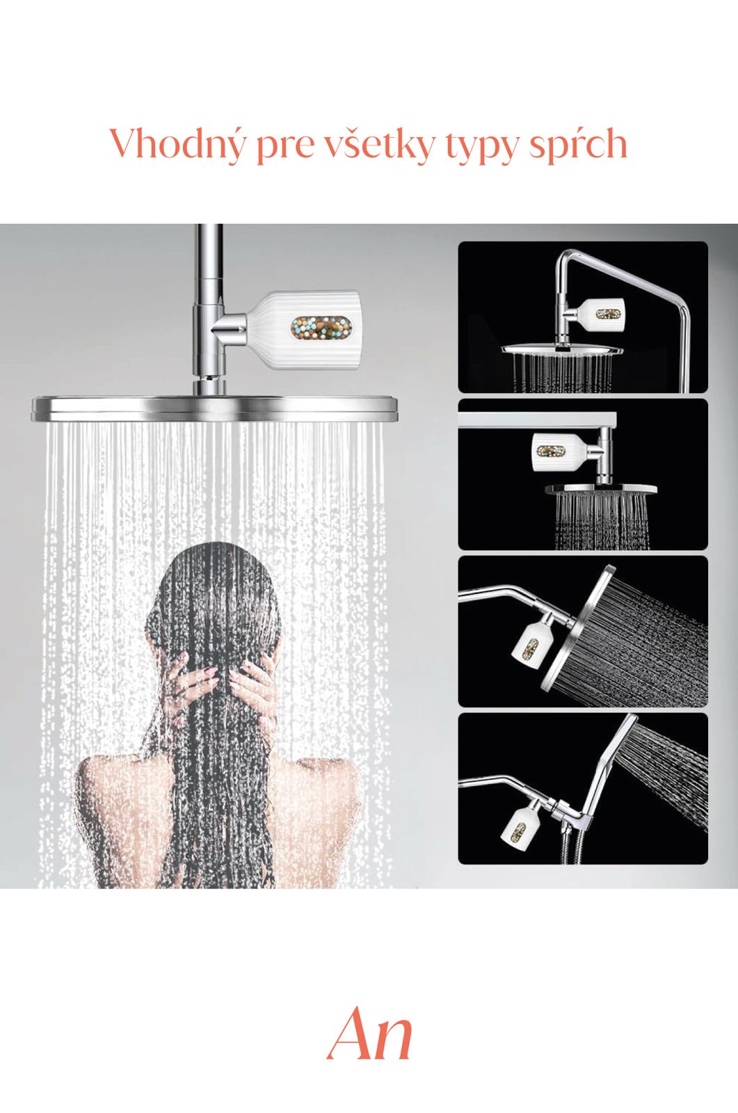 Andreine - náhradný filter proti tvrdej vode - Aquasoft replacement