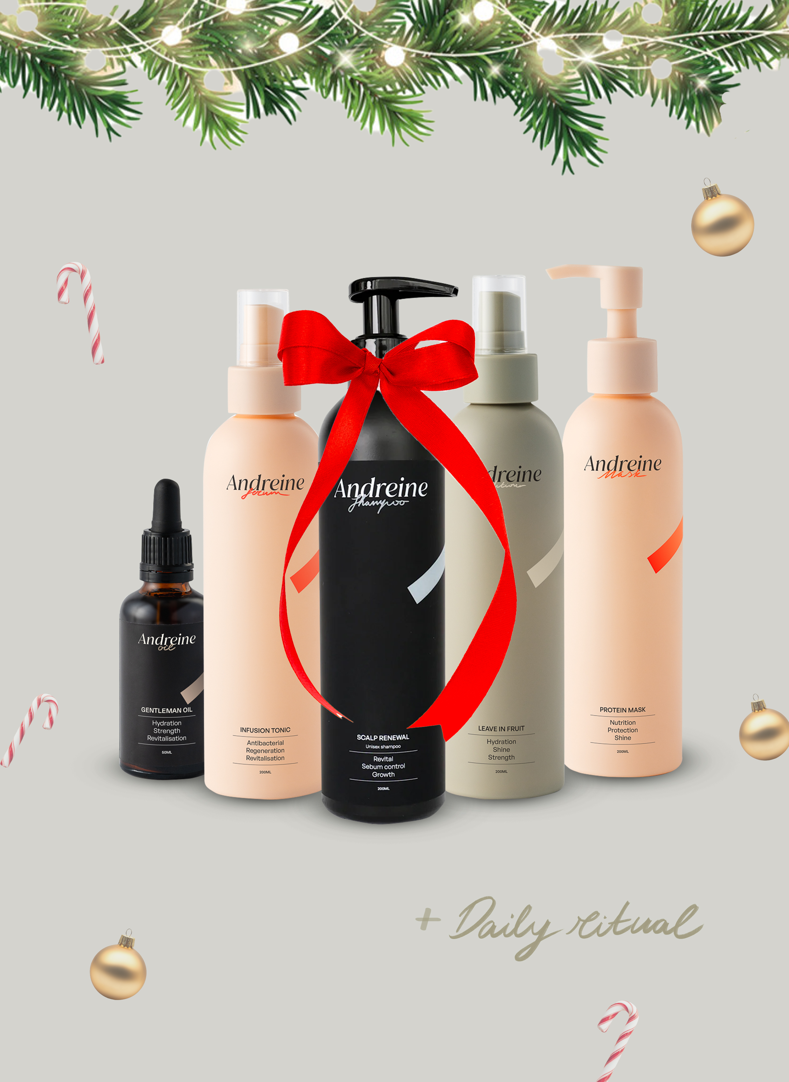 Andreine intenzívna sada na podporu rastu vlasov